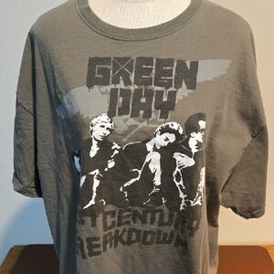 Green Day Delta‎ Gray Short Sleeve Band Graphic Tee